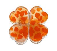 Leopard Print Hair Clips - No-Slip Four-Leaves Strong Hairpin | Leopard Print Material With Secure Grip, Women Hair Accessories For Holiday Festival Salon Travel Wedding Bridal Party