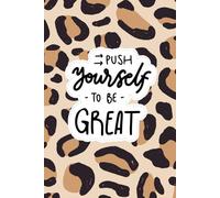 Leopard Print Motivational Notebook | Inspirational Journal for Women & Girls: Fierce & Stylish Wild Animal Print Planner, 120 pages lined, 6" x 9"