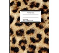 Leopard Print Notebook - 301 Sheets, Lined & Blank Pages, Lay Flat Journal for Writing, Sketching & Everyday Use: Bold Leopard Print Notebook - Lined & Blanked Pages for Writing and Creativity