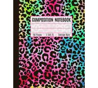 Leopard Print Notebook: College Ruled Animal Journal for Teen Girls and Women | Cute Colorful Aesthetic School Supplies | 110 Pages, 7.5 x 9.25