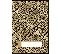 Leopard Print Notebook Gold Animal Print Composition Notebook for Writing & Journaling: 150 Lined Pages | 6x9 Inch | Luxury Leopard Aesthetic Notebook for Women, Students & Everyday Notes