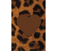 Leopard Print - Stylish Notebook for Women & Teens: Cute Aesthetic Journal | Paperback 6x9 | 200 Pages with Subtle Heart Detail