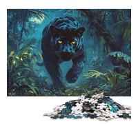 Leopard Puzzle Brain Teaser 100% Recycled Cardboard Jigsaw Puzzle for Kids and Adults Age 12 Years Up Father's Day Gifts 70x50cm/1000pcs