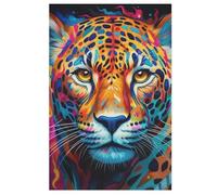 Leopard Puzzle Games for Adults Y Niños - for Creativity And Mindfulness - Challenging Jigsaw Puzzles 1000 Piezas for Family 78 × 53 cm