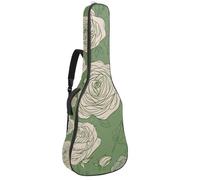 Leopard Zebra - Bolsa para guitarra acústica con textura colorida y acolchada gruesa, impermeable, para guitarras de 40, 41 y 42 pulgadas, Multicolor 03, 42.9x16.9x4.7 in, Mochila informal