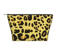 Leopardo Amarillo Guepardo, Bolsa de artículos de tocador Bolsa de Maquillaje Bolsa de cosméticos Bolsa de artículos de tocador de Viaje portátil