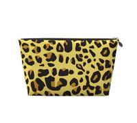 Leopardo Amarillo Guepardo, Bolsa de Maquillaje Bolsa de cosméticos Bolsa de artículos de tocador de Viaje portátil Bolsa de artículos de tocador