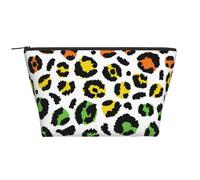 Leopardo Arcoiris, Bolsa de artículos de tocador Bolsa de Maquillaje Bolsa de cosméticos Bolsa de artículos de tocador de Viaje portátil