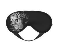 Leopardo blanco y negro, Cubreojos completos Antifaz bloqueador de luz Antifaz para dormir Antifaz suave con los ojos vendados Noche