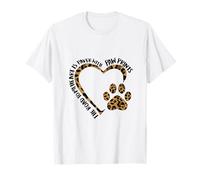 Leopardo con Estampado de Patas de The Road To My Heart Camiseta