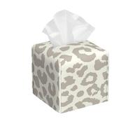 Leopardo con patrón marrón,Dispensador de pañuelos, Funda para Caja de pañuelos, dispensador de pañuelos