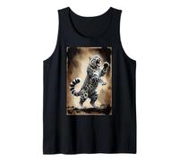 Leopardo de Nieve al Atardecer Camiseta sin Mangas