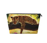 Leopardo Divertido, Bolsa de artículos de tocador Bolsa de Maquillaje Bolsa de cosméticos Bolsa de artículos de tocador de Viaje portátil