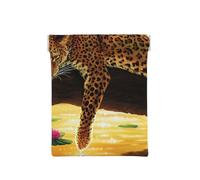 Leopardo Divertido, Squeeze Top Wallet Bolsa de Almacenamiento para Mujer Monedero pequeño Bolsa de Cambio