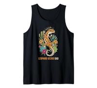 Leopardo Gecko Leopard Gecko Dad Cool Mens Pet Cute Animal Camiseta sin Mangas