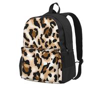 Leopardo Guepardo Amor de leopardo,Mochila con bolsillos, mochila informal para el día a día, resistente al agua, ideal para la escuela, viajes
