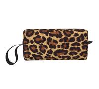 Leopardo Guepardo Fresco, Bolsa de Maquillaje Bolsa de cosméticos Bolsa de artículos de tocador de Viaje portátil Bolsa de Maquillaje