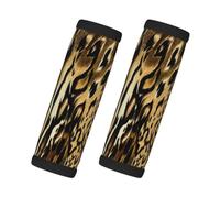 Leopardo León Tigre Piel Pelaje Atigrado, 2 piezas de fundas para asas de equipaje, cubiertas suaves y cómodas para asas de equipaje. Etiqueta para equipaje.