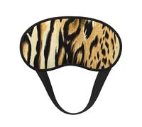 Leopardo León Tigre Piel Pelaje Atigrado, Cubiertas oculares completas, antifaces para dormir que bloquean la luz, orejeras opacas para dormir
