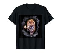 Leopardo majestuoso con un aspecto mágico Camiseta