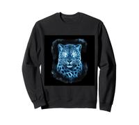 Leopardo majestuoso con un aspecto mágico Sudadera