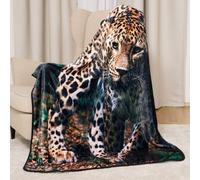 Leopardo Manta Plaid 120x150cm Pile De Coral Cuna Para Niños