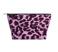 Leopardo Morado, Bolsa de artículos de tocador Bolsa de Maquillaje Bolsa de cosméticos Bolsa de artículos de tocador de Viaje portátil
