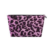 Leopardo Morado, Bolsa de artículos de tocador Bolsa de Maquillaje Bolsa de cosméticos Bolsa de artículos de tocador de Viaje portátil