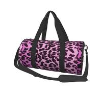 Leopardo Morado, Bolsa de Viaje de Gran Capacidad, Bolso Redondo, Bolsa de Viaje Deportiva, Bolsa de Mano, Bolsa de Fitness