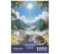 Leopardo Nublado 1000 Piece Jigsaw Puzzles for Adults with Extra Fun Challenges Jigsaw Puzzle Animaleses Home Decoration for Boys and Girls 70x50cm/1000pcs