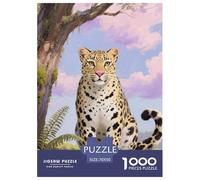 Leopardo Nublado 1000 Piece Jigsaw Puzzles for Adults with Extra Fun Challenges Jigsaw Puzzle Animaleses Home Decors for Adults Gifts 70x50cm/1000pcs