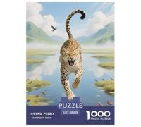 Leopardo Nublado 1000 Piece Puzzle Games for Adults with Extra Fun Challenges Jigsaw Puzzle Animaleses Home Decoration for The Whole Family 38x26cm/1000pcs