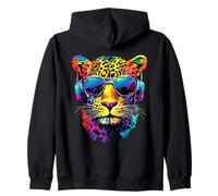 Leopardo Pantera Gran Gato Lindo Gatos Pantera Leopardo Sudadera con Capucha