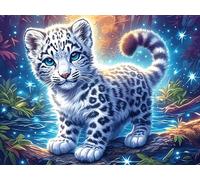 Leopardo Puzzle 500 Piezas Cartón Grueso para Coleccionistas Mascota Animal Ocio Creativo En Casa Calmar La Mente Pieza Colección Más Vendido 500 PCS/52×38cm