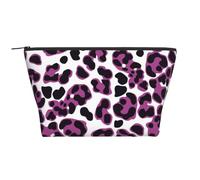 Leopardo Rosa, Bolsa de artículos de tocador Bolsa de Maquillaje Bolsa de cosméticos Bolsa de artículos de tocador de Viaje portátil