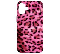 Leopardo Rosa Cheetah Animal Pattern Girls Carcasa para iPhone 16 Plus