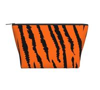 Leopardo Tigre Naranja, Bolsa de artículos de tocador Bolsa de Maquillaje Bolsa de cosméticos Bolsa de artículos de tocador de Viaje portátil