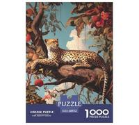 Leopardoo 1000 Piezas Rompecabezas Juego De Familia Creativo Vida Silvestre Puzzles Desafío De Color para Regalos De Viaje, Presente 52x38cm/1000pcs