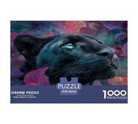 Leopardoo Puzzle Desafíos Divertidos Decoración Familiar 1000 Piezas Fauna Silvestre Rompecabezas Imposible Juguetes Desafiantes para Adultos 38x26cm/1000pcs