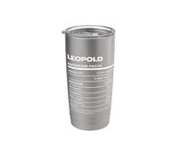Leopold Datos de Nutrición Nombre Gracioso Vaso térmico de acero inoxidable de doble pared
