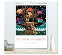 Leopold der Dritte - Ein Kater zum Knuddeln (hochwertiger Premium Wandkalender 2026 DIN A2 hoch), Kunstdruck in Hochglanz: Entdecke die zauberhafte Welt von Kater Leo und Maus Susi!