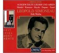Leopold Simoneau - Selected Lieder and Arias ~ Handel ? Rameau ? Haydn ? Duparc ? Faur?EE by Orfeo