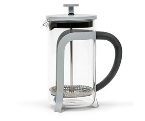Leopold Vienna - Cafetera de té y café French Press Shiny 600ml (5 tazas) gris