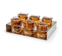 Leopold Vienna - Juego de cócteles de 7 piezas (coctelera, pipeta, muddler, cucharón, vasos) regalo