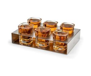 Leopold Vienna - Juego de cócteles de 7 piezas (coctelera, pipeta, muddler, cucharón, vasos) regalo