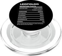 Leopoldo Datos de Nutrición Nombre Gracioso PopSockets PopGrip para MagSafe