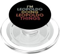 Leopoldo Name Leopoldo Personalized Name First Given PopSockets PopGrip para MagSafe