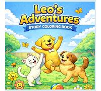 Leo's Adventures: A Cozy Story Coloring Book: Fun Story and Coloring Pages for kids ages 3-6 (Leo’s Happy Adventures)