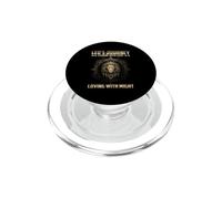 Leo's Journey Leading with Light Loving with Might PopSockets PopGrip para MagSafe