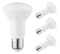 Leo's Light 4 Unidades Bombilla LED Reflectora R63 10W, Lamparas de Techo E27 Superbrillante, Blanco Cálido 3000K,1000 Lúmenes, Equivalente a 100W Incandescente (3000K-Blanco Cálido, 10W - R63)
